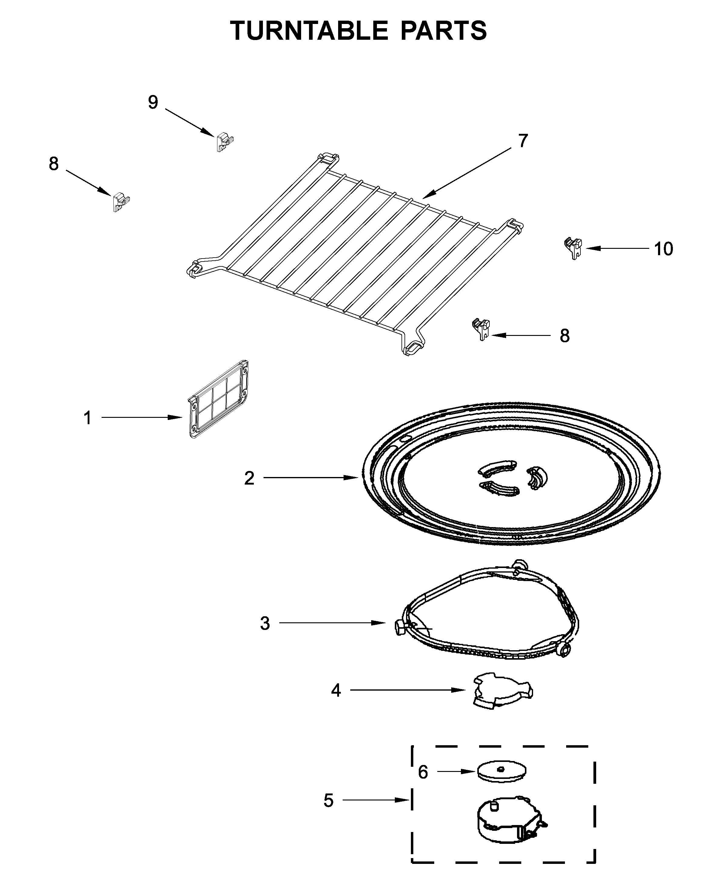 Turntable parts