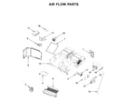 KitchenAid YKMHS120EBS3 air flow parts diagram