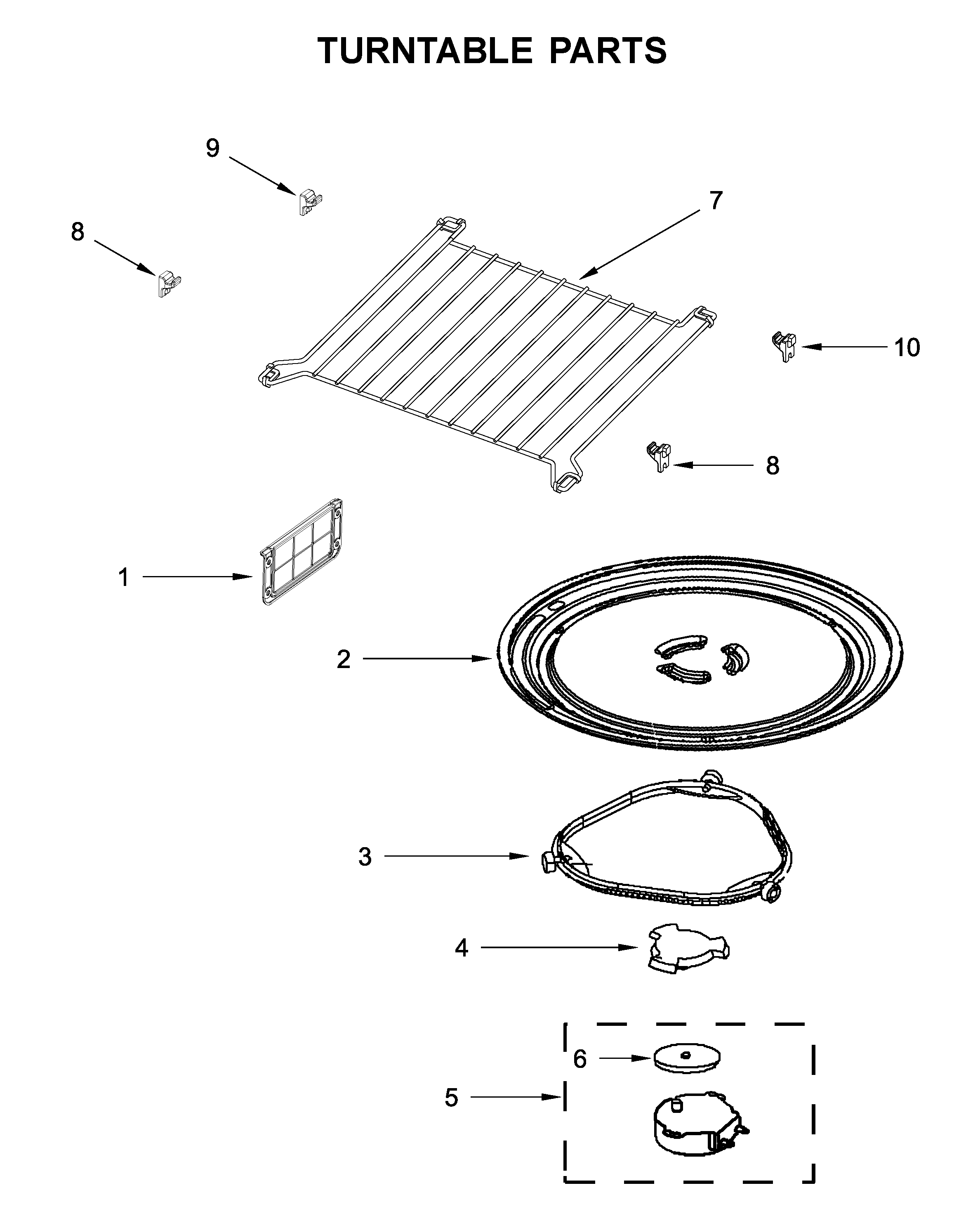 Turntable parts