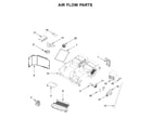 KitchenAid YKMHS120EW7 air flow parts diagram