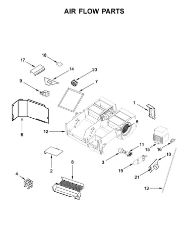 Air flow parts