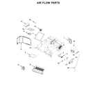KitchenAid KMHS120EBS5 air flow parts diagram