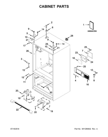 Cabinet parts