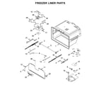 Whirlpool WRF550CDHZ01 freezer liner parts diagram