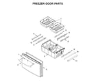 Whirlpool WRF550CDHZ01 freezer door parts diagram
