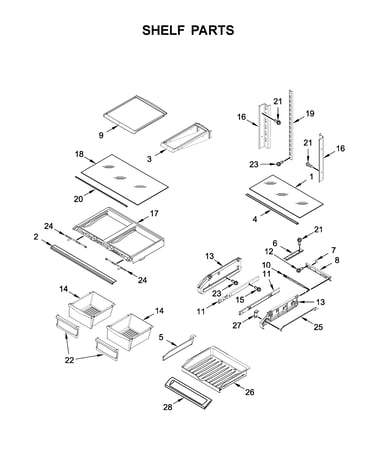 Shelf parts
