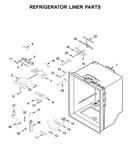 Refrigerator liner parts
