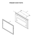 Freezer door parts