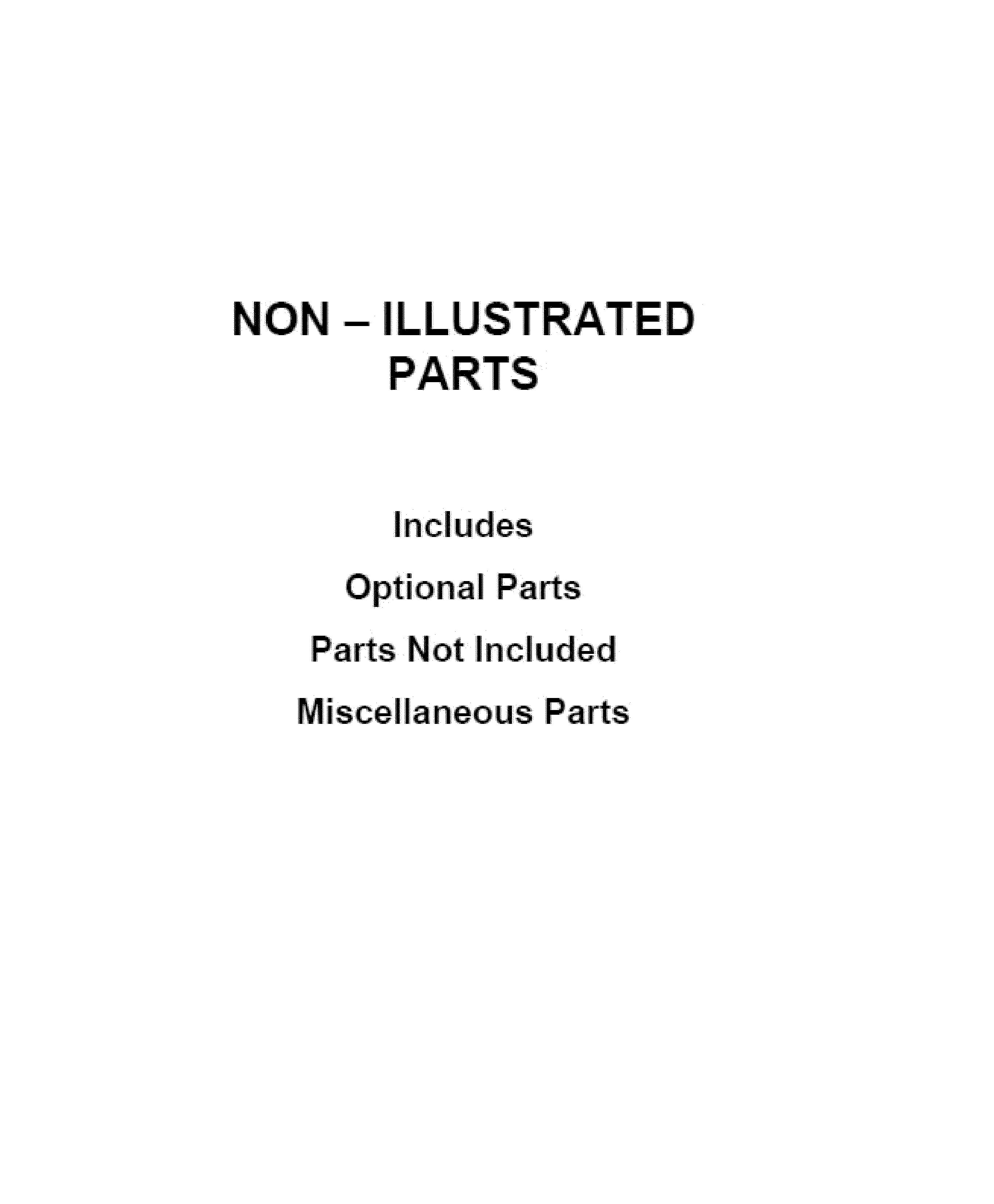 Optional parts
