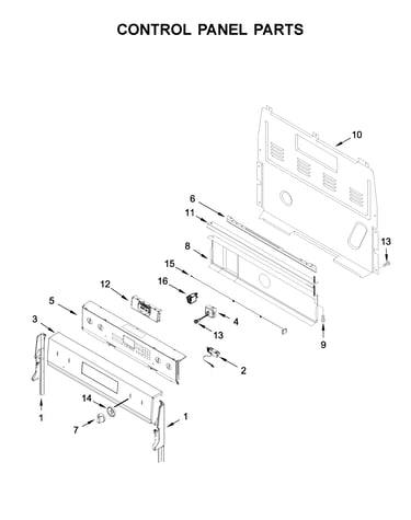 Control panel parts