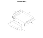 Whirlpool WFE975H0HZ1 drawer parts diagram