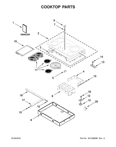 Cooktop parts