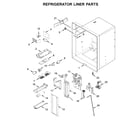 Maytag MFI2269FRZ03 refrigerator liner parts diagram