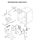 Refrigerator liner parts