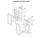 Maytag MFI2269FRZ03 refrigerator door parts diagram