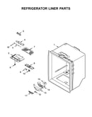 Refrigerator liner parts