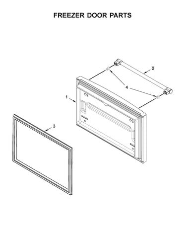 Freezer door parts