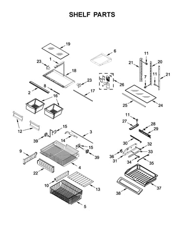 Shelf parts