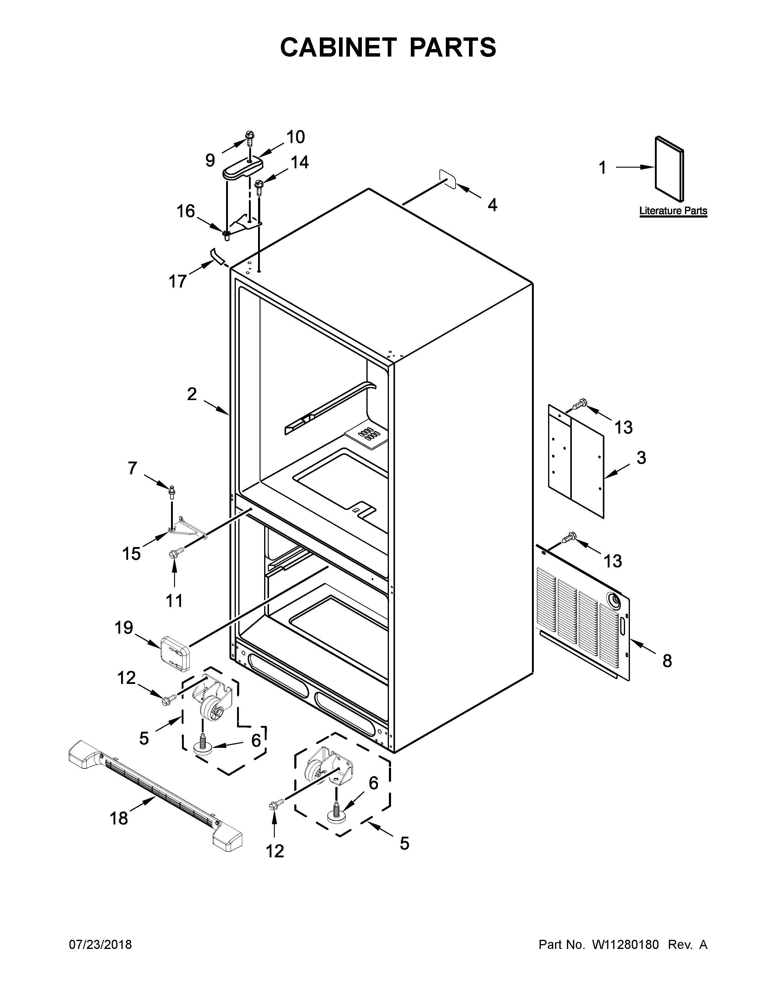 Cabinet parts