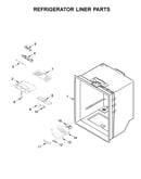 Refrigerator liner parts