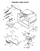Freezer liner parts