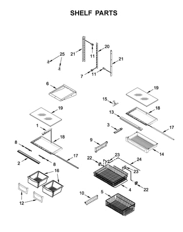Shelf parts