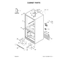 Maytag MBF2258FEZ02 cabinet parts diagram