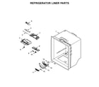 Maytag MBF2258FEZ02 refrigerator liner parts diagram