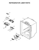 Refrigerator liner parts