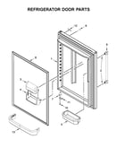 Refrigerator door parts