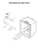 Refrigerator liner parts