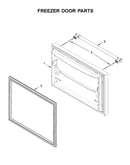 Freezer door parts