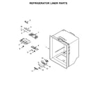 Maytag MFF2258FEZ02 refrigerator liner parts diagram