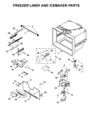 Freezer liner & icemaker parts