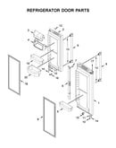 Refrigerator door parts