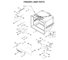 Maytag MBR1957FEZ02 freezer liner parts diagram