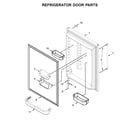 Maytag MBR1957FEZ02 refrigerator door parts diagram