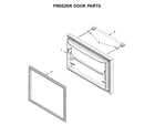 Maytag MBR1957FEZ02 freezer door parts diagram