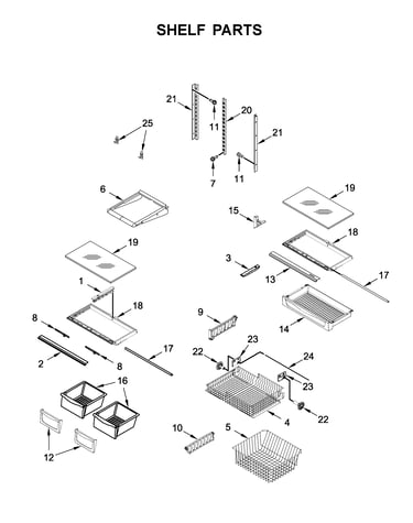 Shelf parts
