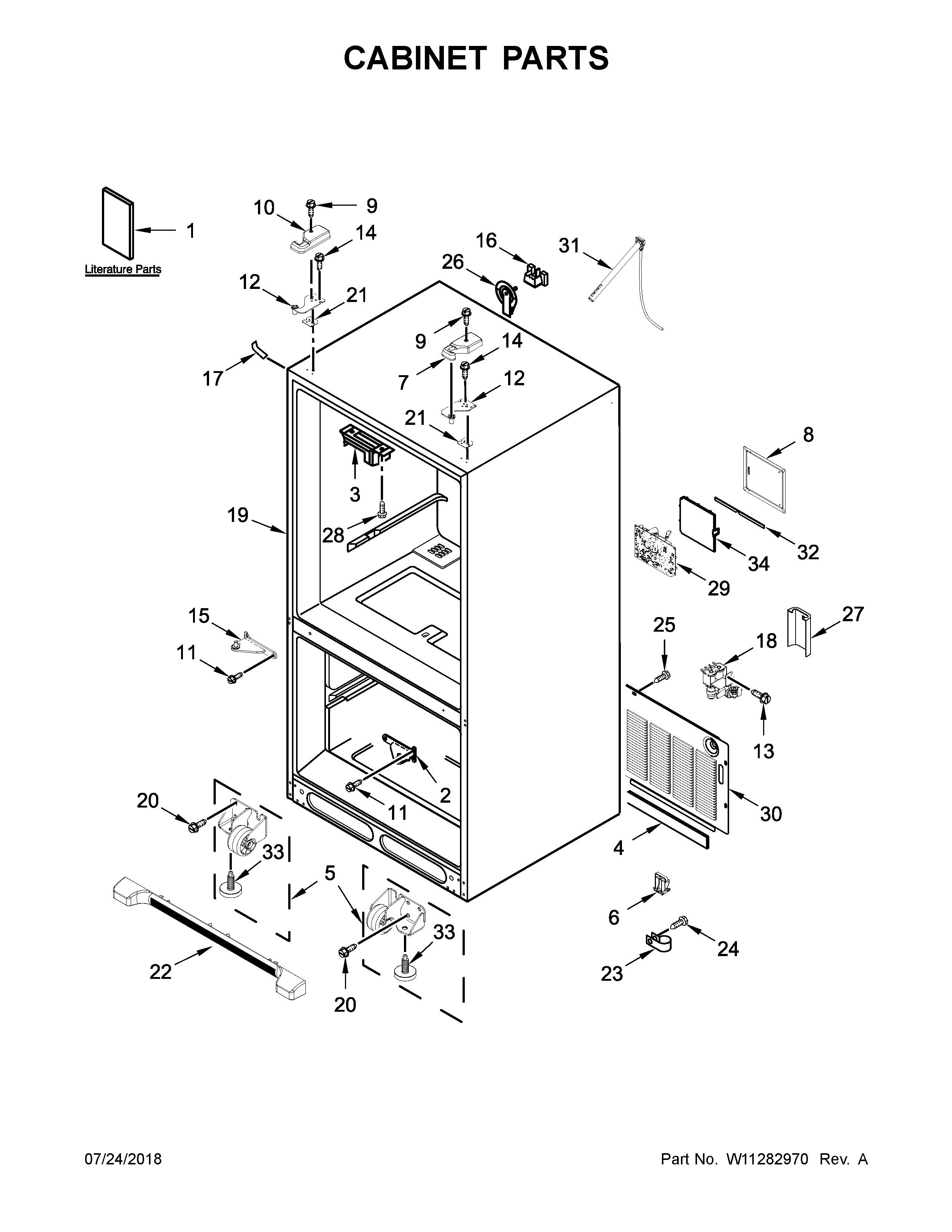 CABINET PARTS