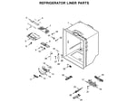 Maytag MFC2062FEZ02 refrigerator liner parts diagram
