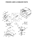 Freezer liner & icemaker parts