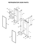 Refrigerator door parts