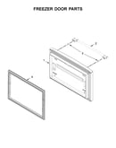 Freezer door parts