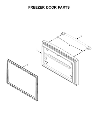 Freezer door parts