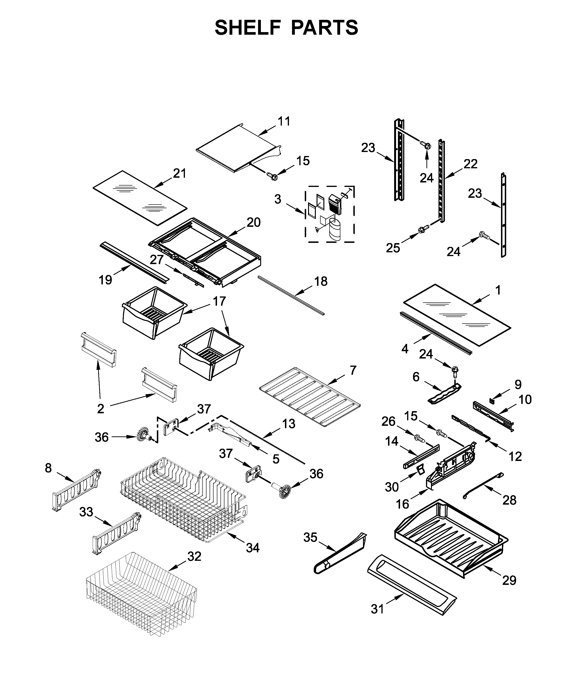 SHELF PARTS