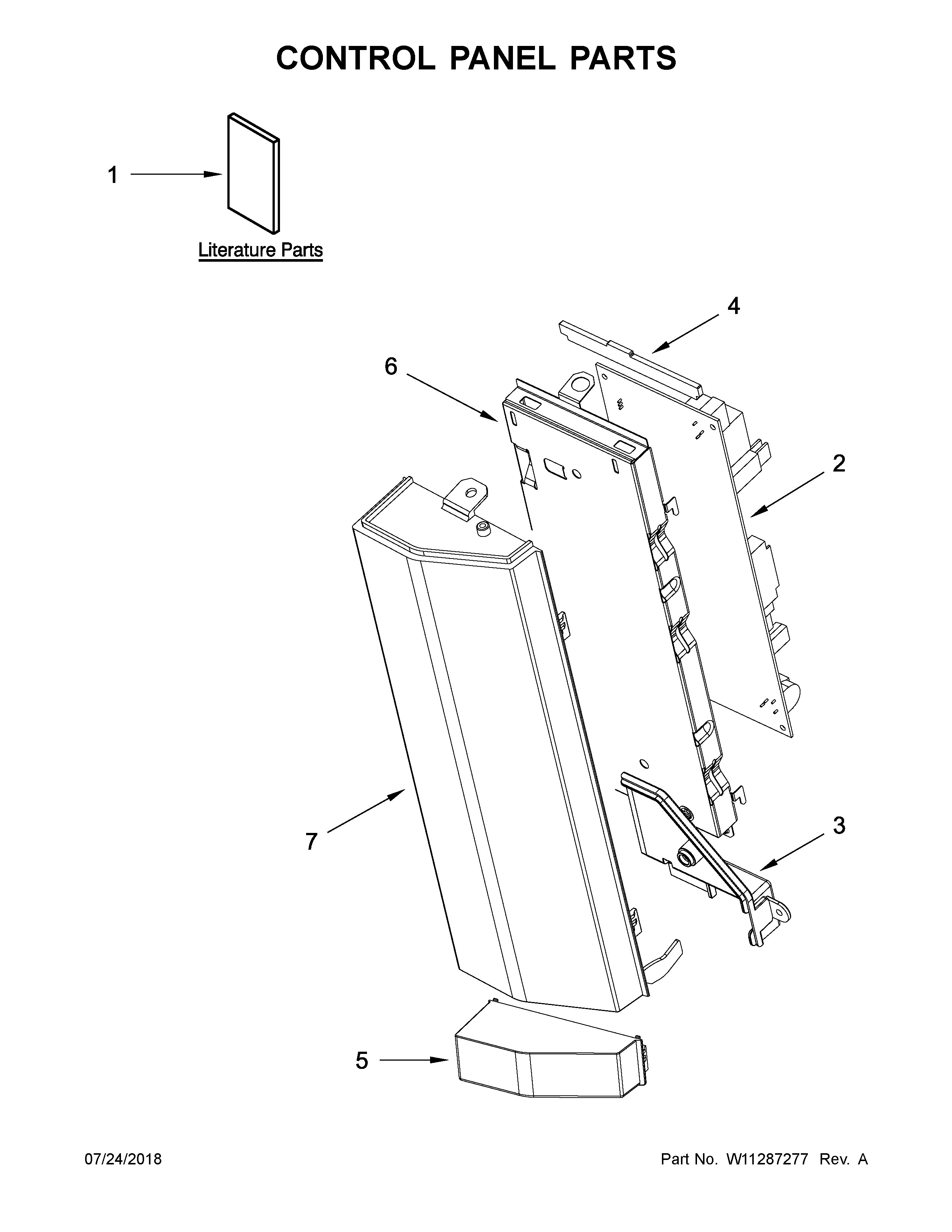 CONTROL PANEL PARTS