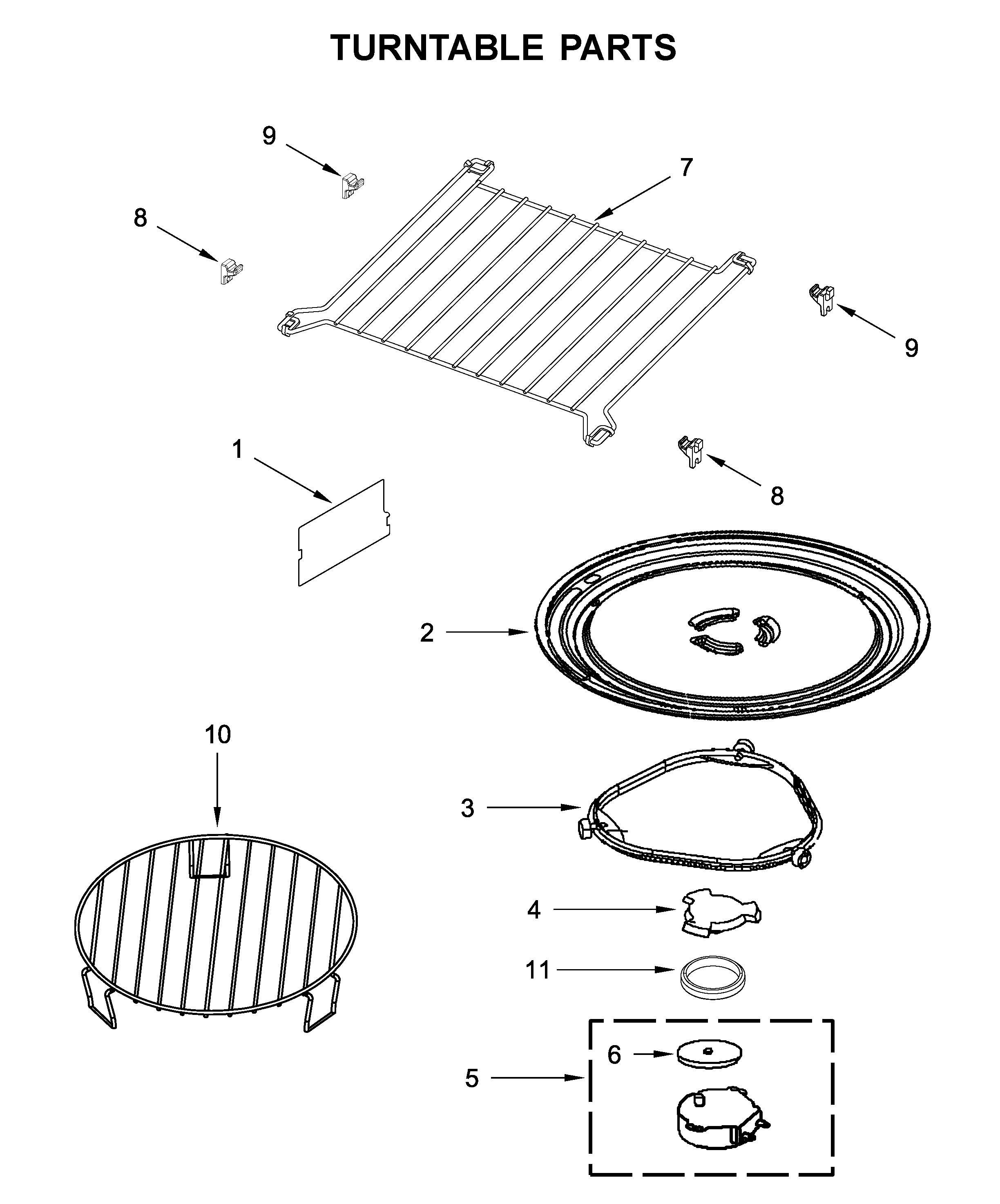Turntable parts