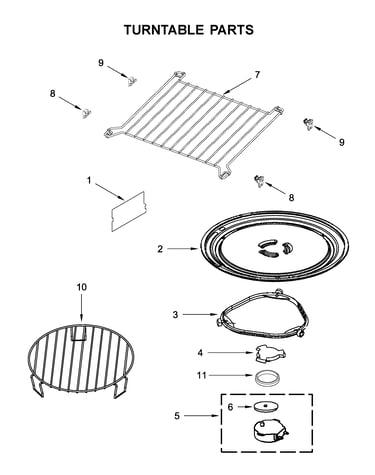Turntable parts