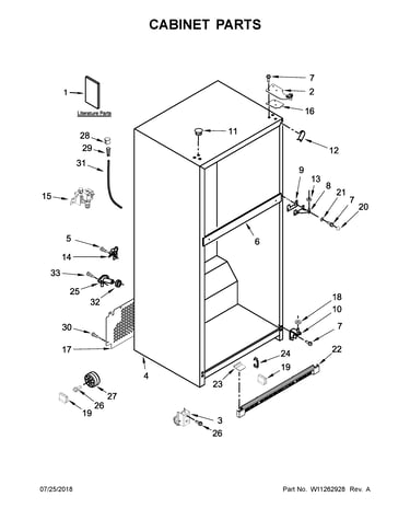 Cabinet parts